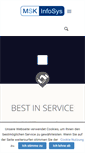 Mobile Screenshot of msk-infosys.de